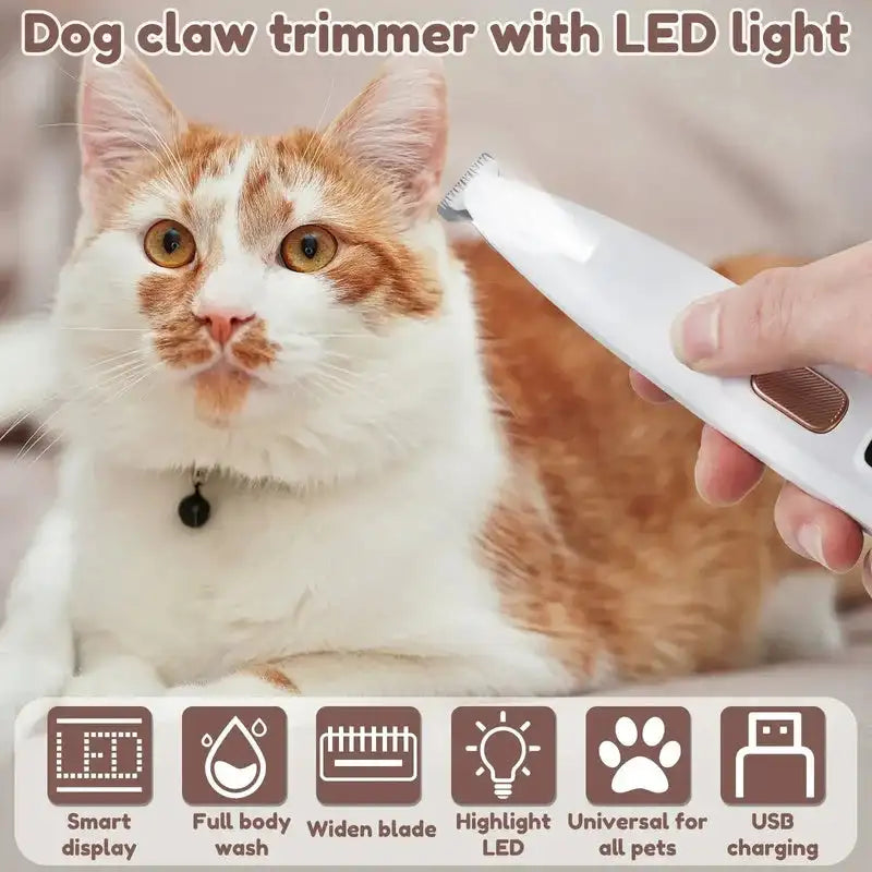 LED Pet Paw Grooming Trimmer