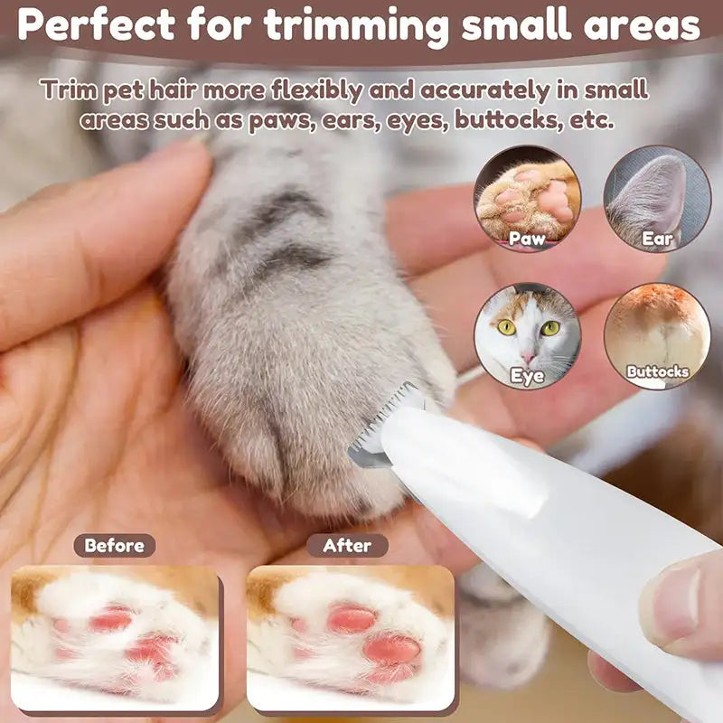 LED Pet Paw Grooming Trimmer