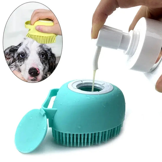 Gentle Pet Bath Glove Brush
